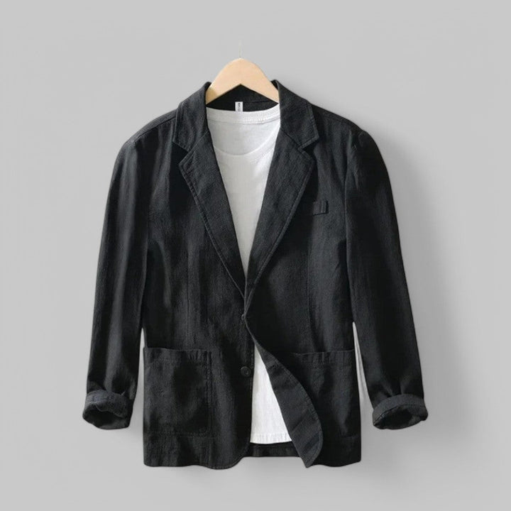 Maximilian | Leichte Strickjacke aus Leinenmischung