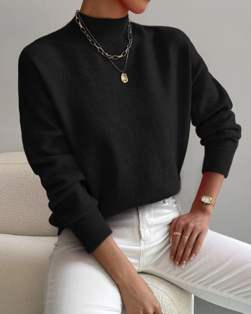 Liva™ – Bequemer Rollkragenpullover