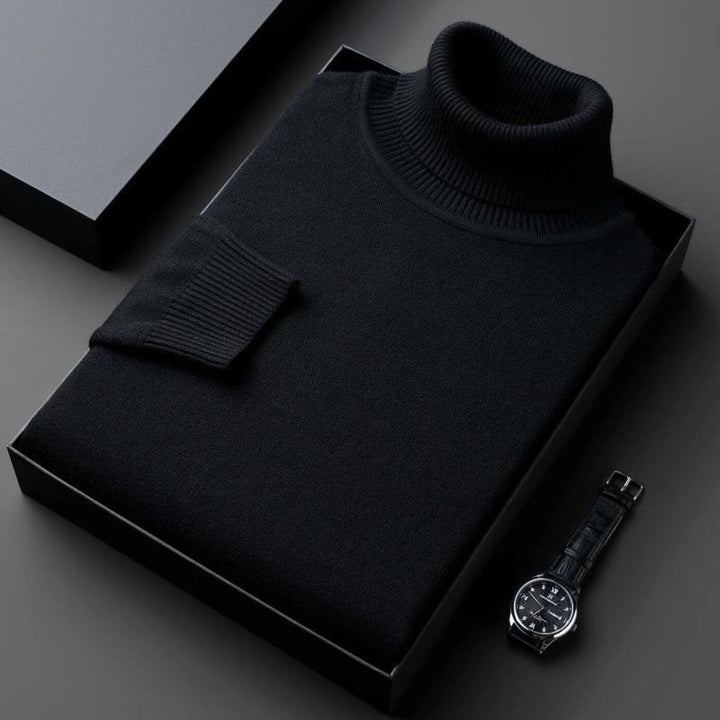 Louis™ – Lässiger Rollkragen-Strickpullover