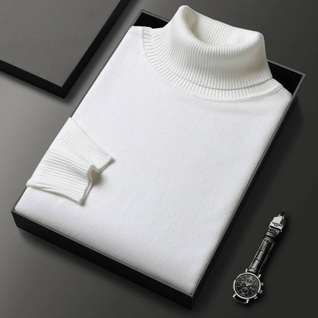 Louis™ – Lässiger Rollkragen-Strickpullover