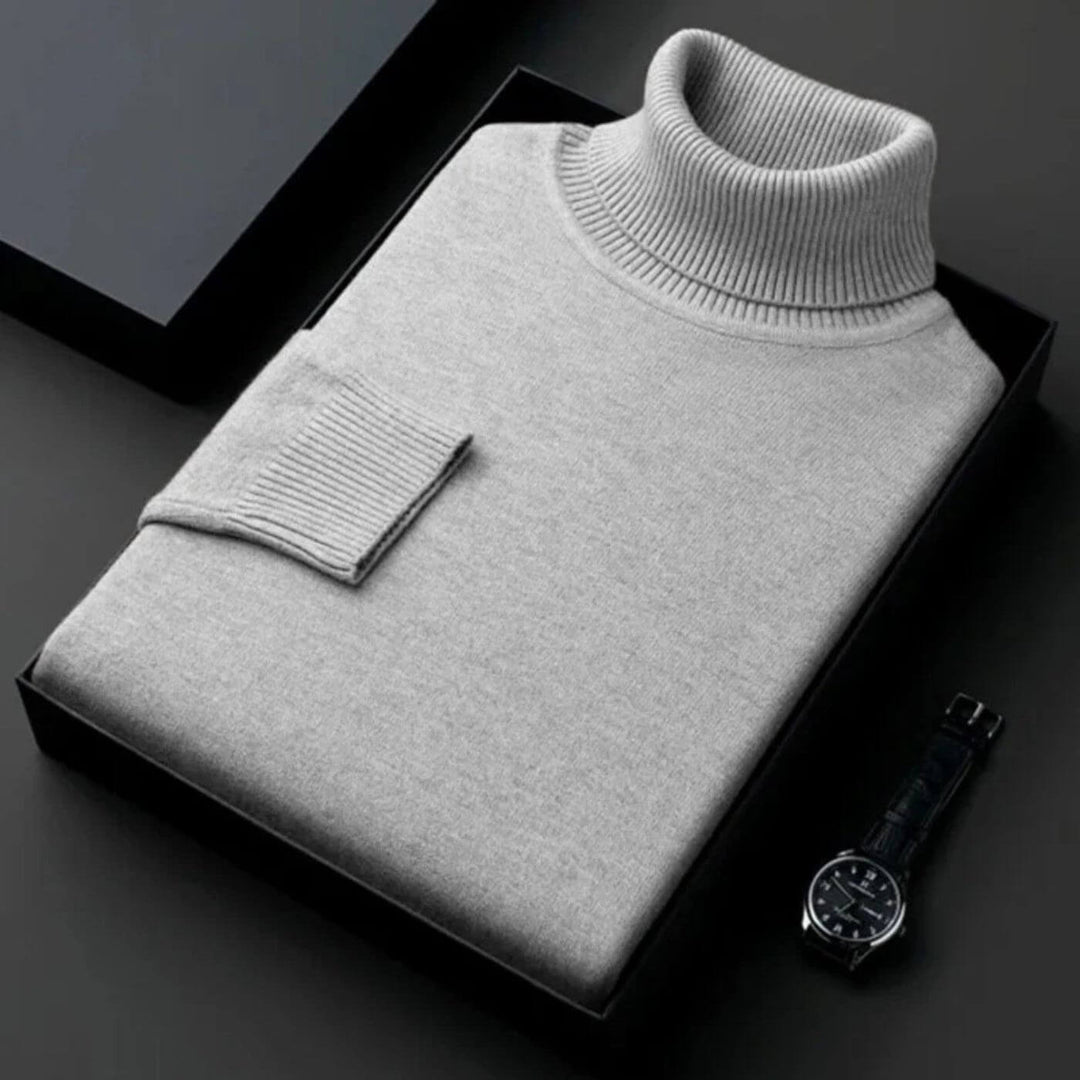 Louis™ – Lässiger Rollkragen-Strickpullover