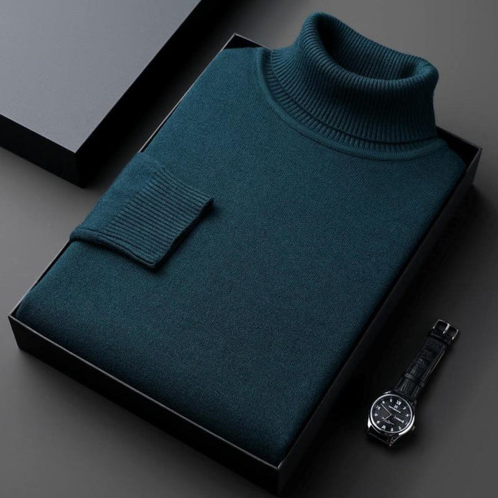 Louis™ – Lässiger Rollkragen-Strickpullover
