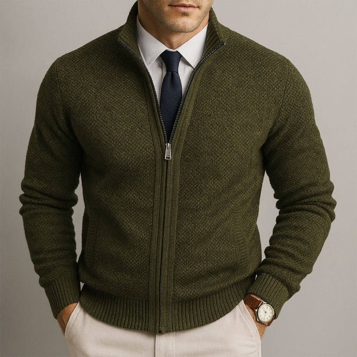 Ludwig™ - Warme und Weiche Zip Up Strickjacke