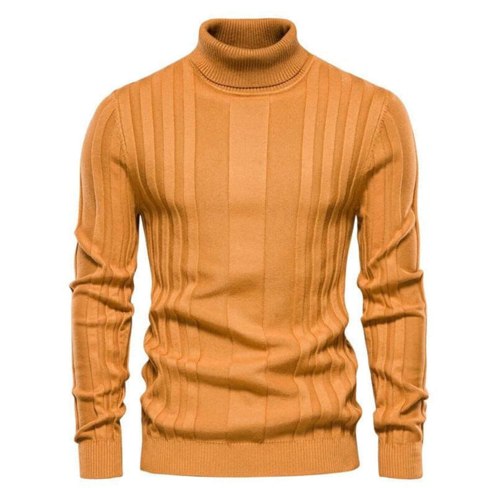 Luis™ - Bequemer Gestreifter Rollkragenpullover
