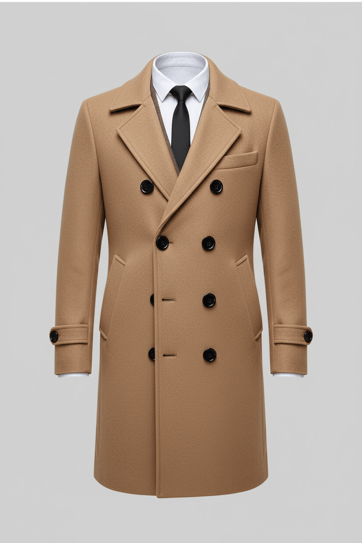 Luke | Moderner Trenchcoat aus Wolle