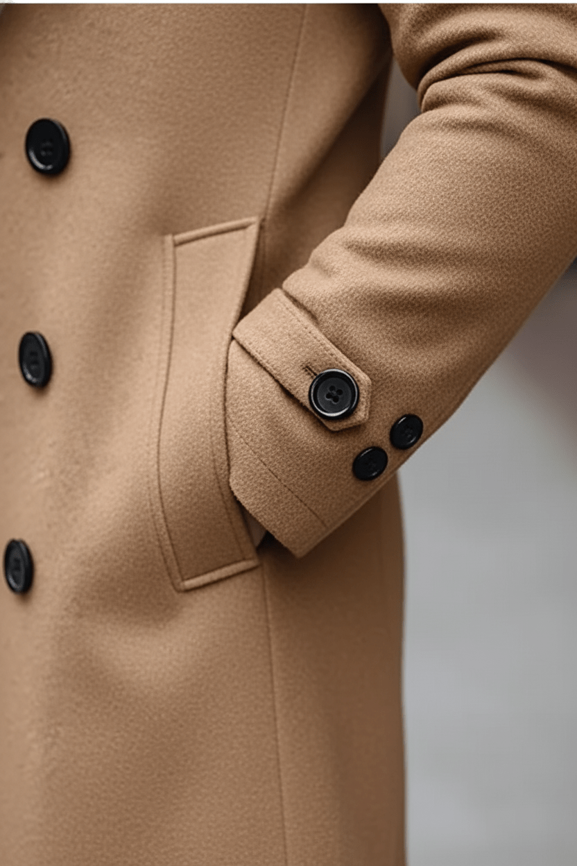 Luke | Moderner Trenchcoat aus Wolle