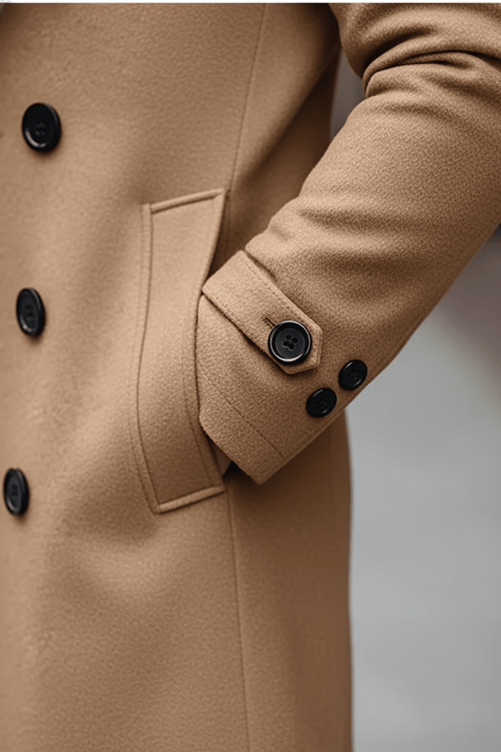Luke | Moderner Trenchcoat aus Wolle