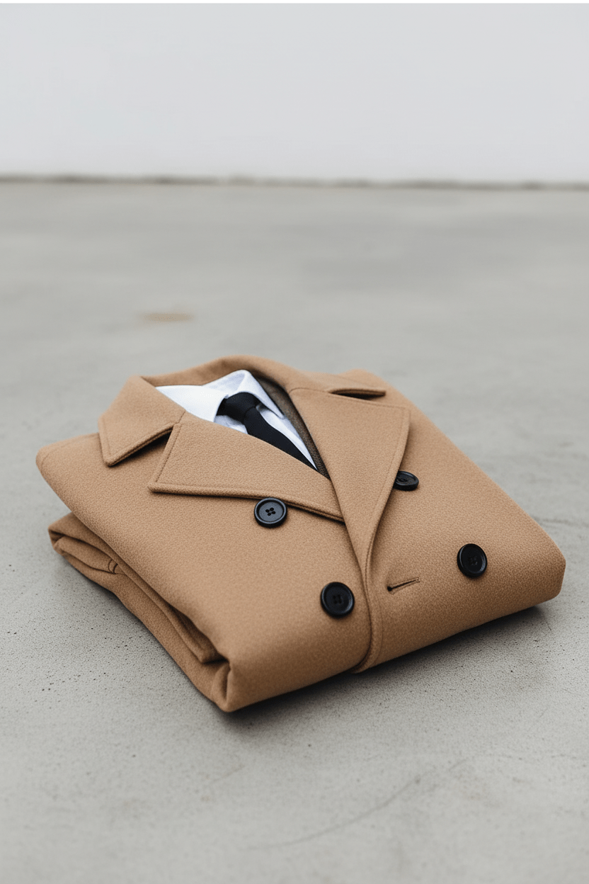 Luke | Moderner Trenchcoat aus Wolle