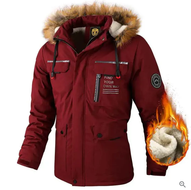 Hochwertige wasserdichte Winterjacke für Herren