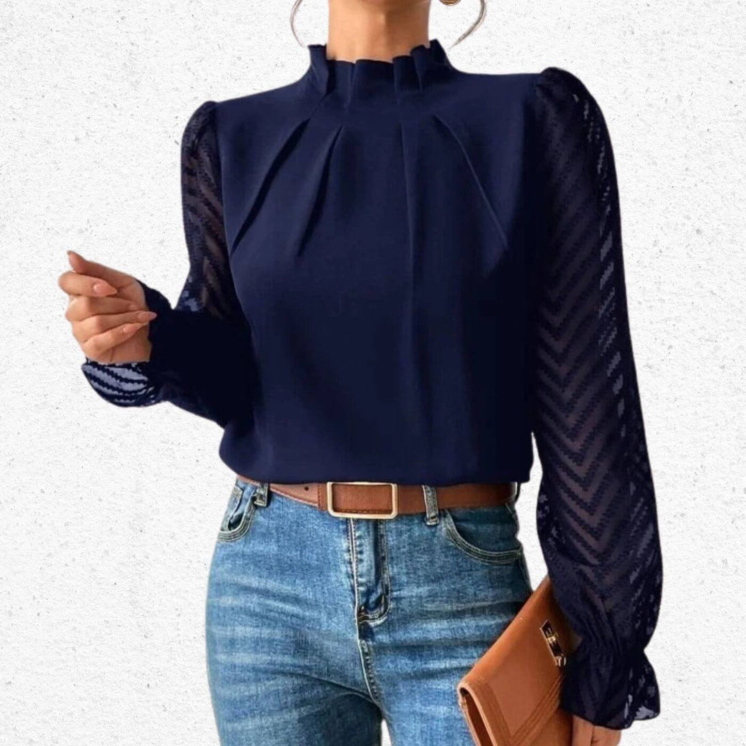 Magdalena™ - Elegantes Langarm-Top