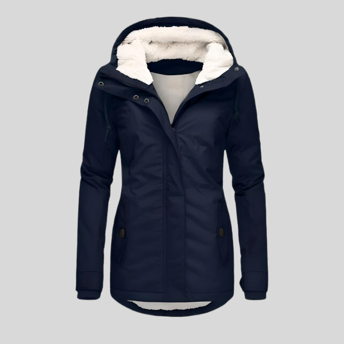 Heidi-Mode | warme Winterjacke mit Kapuze für Damen