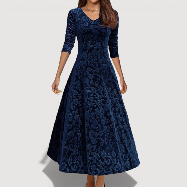 Malia™ – Elegantes, fließendes Kleid mit Blumenrock