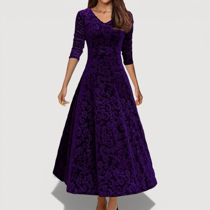 Malia™ – Elegantes, fließendes Kleid mit Blumenrock