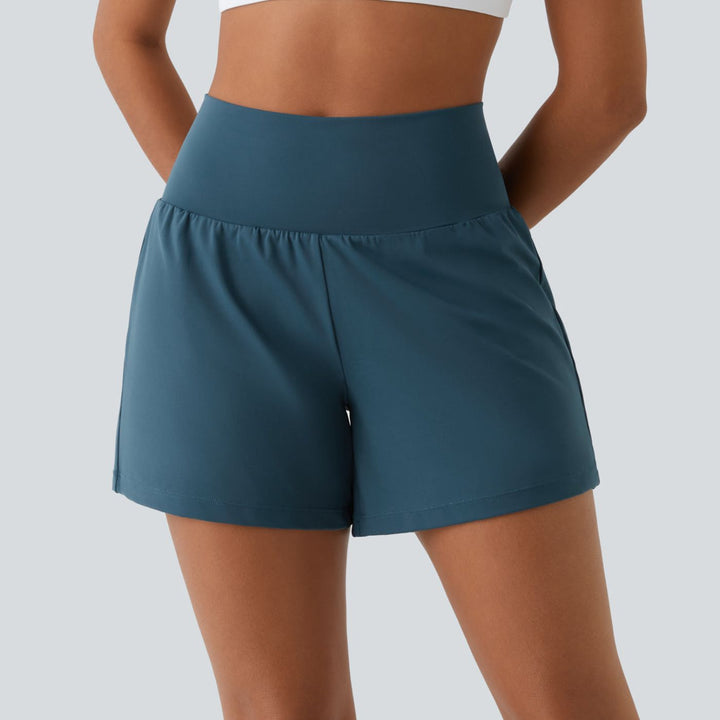 Marette™ - Atmungsaktive und Bequeme 2-in-1 High Waist Yoga Shorts