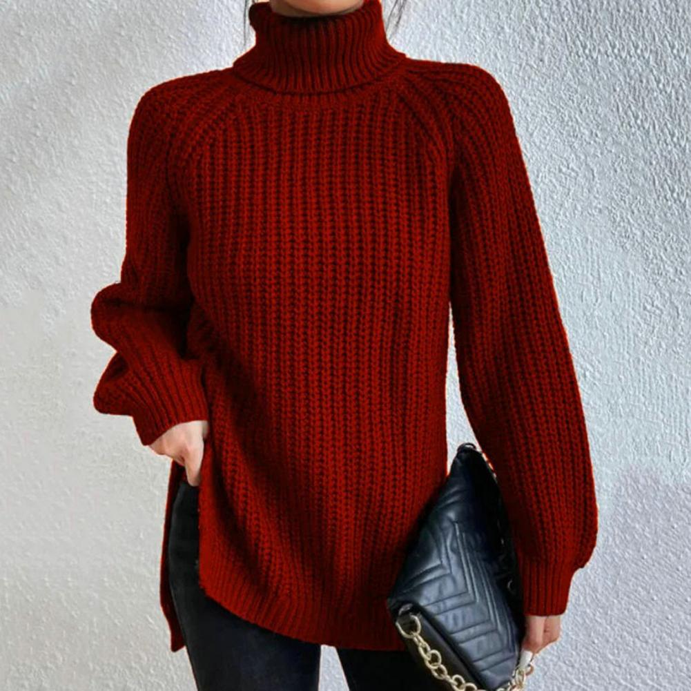 Julia | Moderner Rollkragenpullover aus Baumwolle