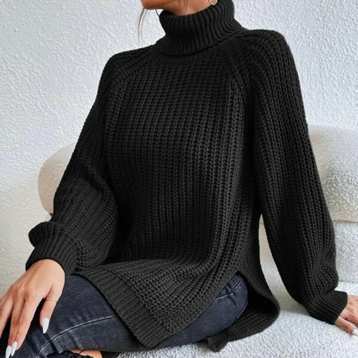 Julia | Moderner Rollkragenpullover aus Baumwolle