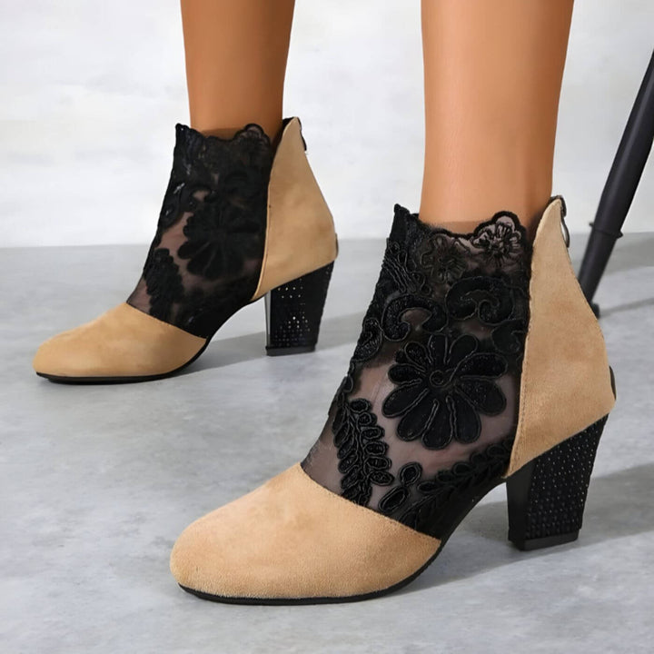 Nela™ – Atmungsaktive orthopädische Spitzen-Heels