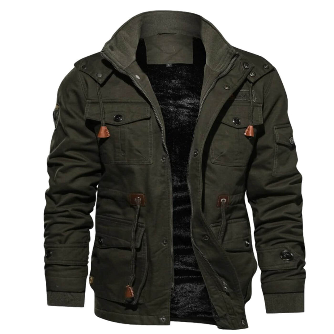 Niklas™- Warme Winterjacke mit abnehmbarer Kapuze