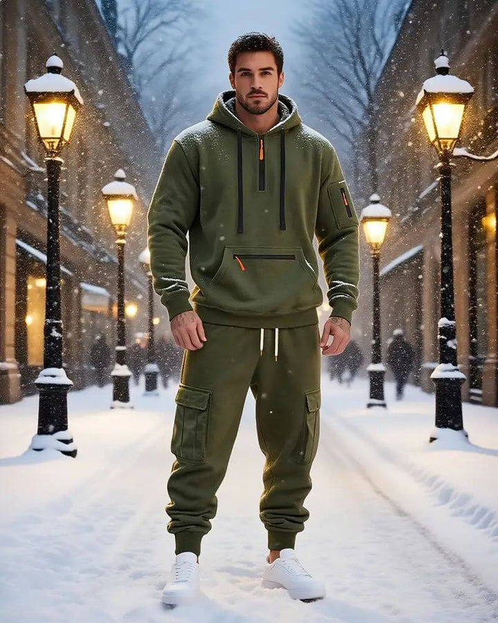 Philipp™ - Fleecegefüttertes Sweatshirt Set