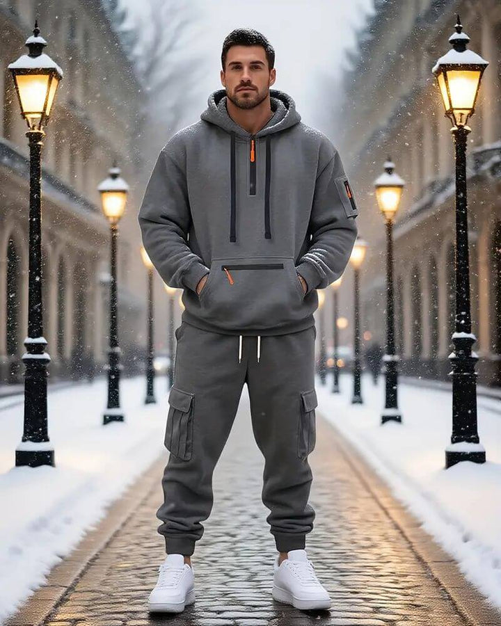 Philipp™ - Fleecegefüttertes Sweatshirt Set