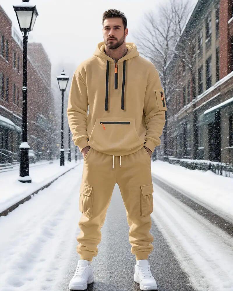 Philipp™ - Fleecegefüttertes Sweatshirt Set