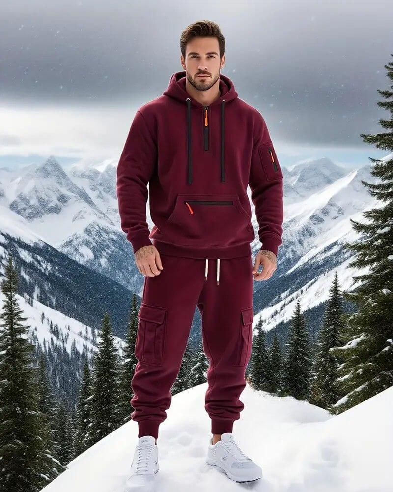 Philipp™ - Fleecegefüttertes Sweatshirt Set