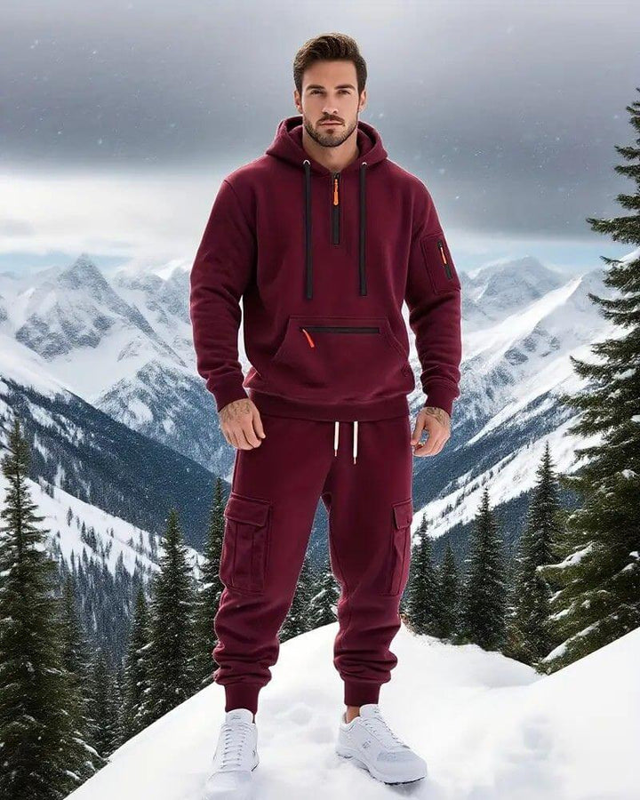 Philipp™ - Fleecegefüttertes Sweatshirt Set