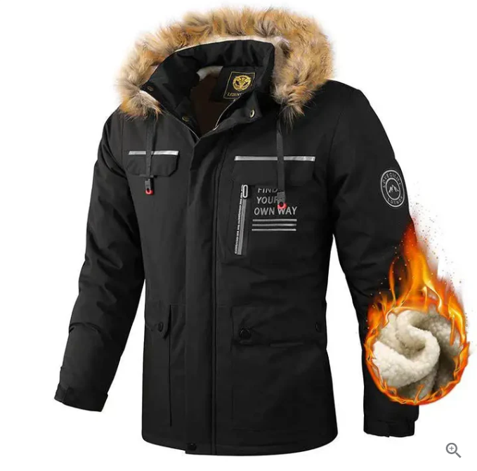Hochwertige wasserdichte Winterjacke für Herren
