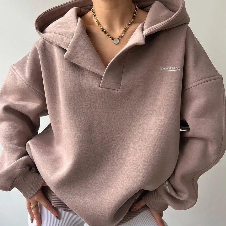 Heidi-Mode | Modern V-Hals Hoodie