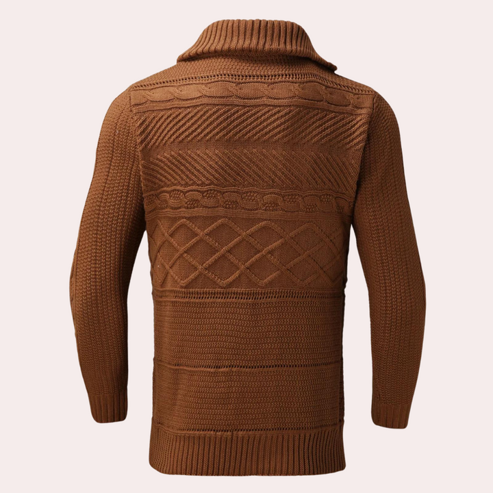 Klassischer Herren Rollkragenpullover aus Merinowolle