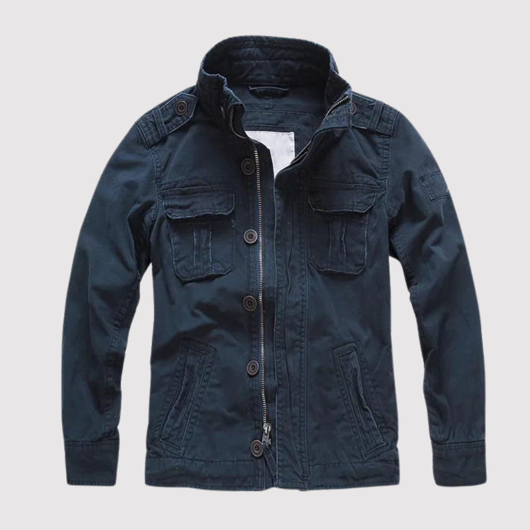 Clark | Jeansjacke  Hochwertiger Denim, Retro Stil