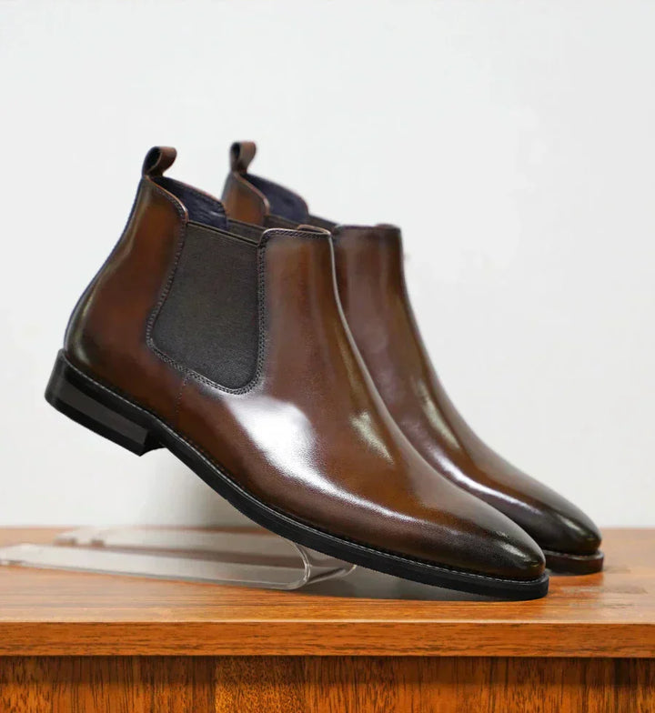 Walker | Stiefel aus echtem Leder in Braun