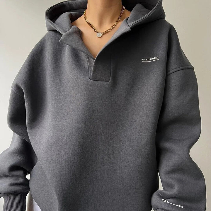 Heidi-Mode | Damen Lässig Kapuzenpullover Winter
