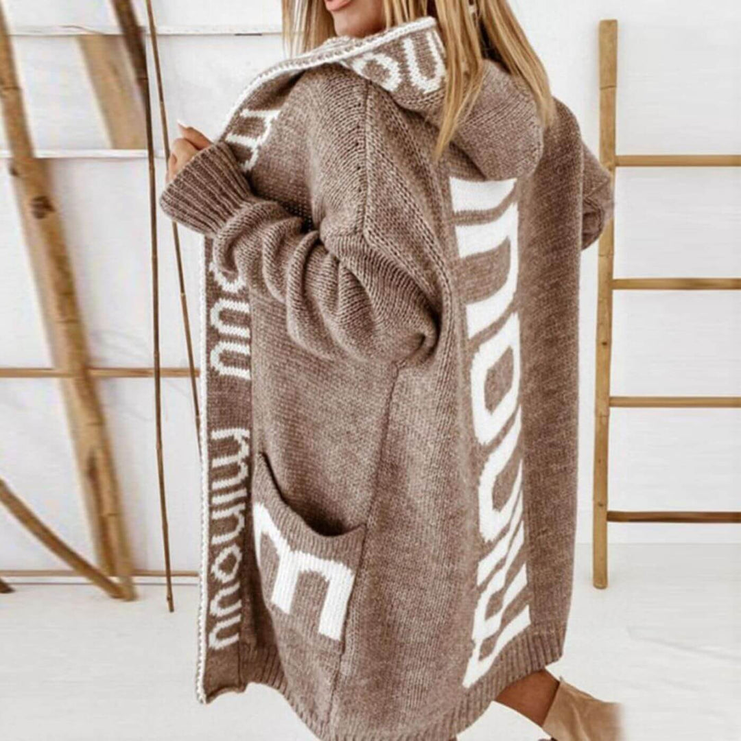 Sarah™ – Bequeme Lange Strickcardigan