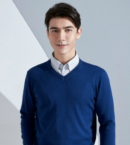 Tom | Kaschmir V Ausschnitt Slim Fit Pullover
