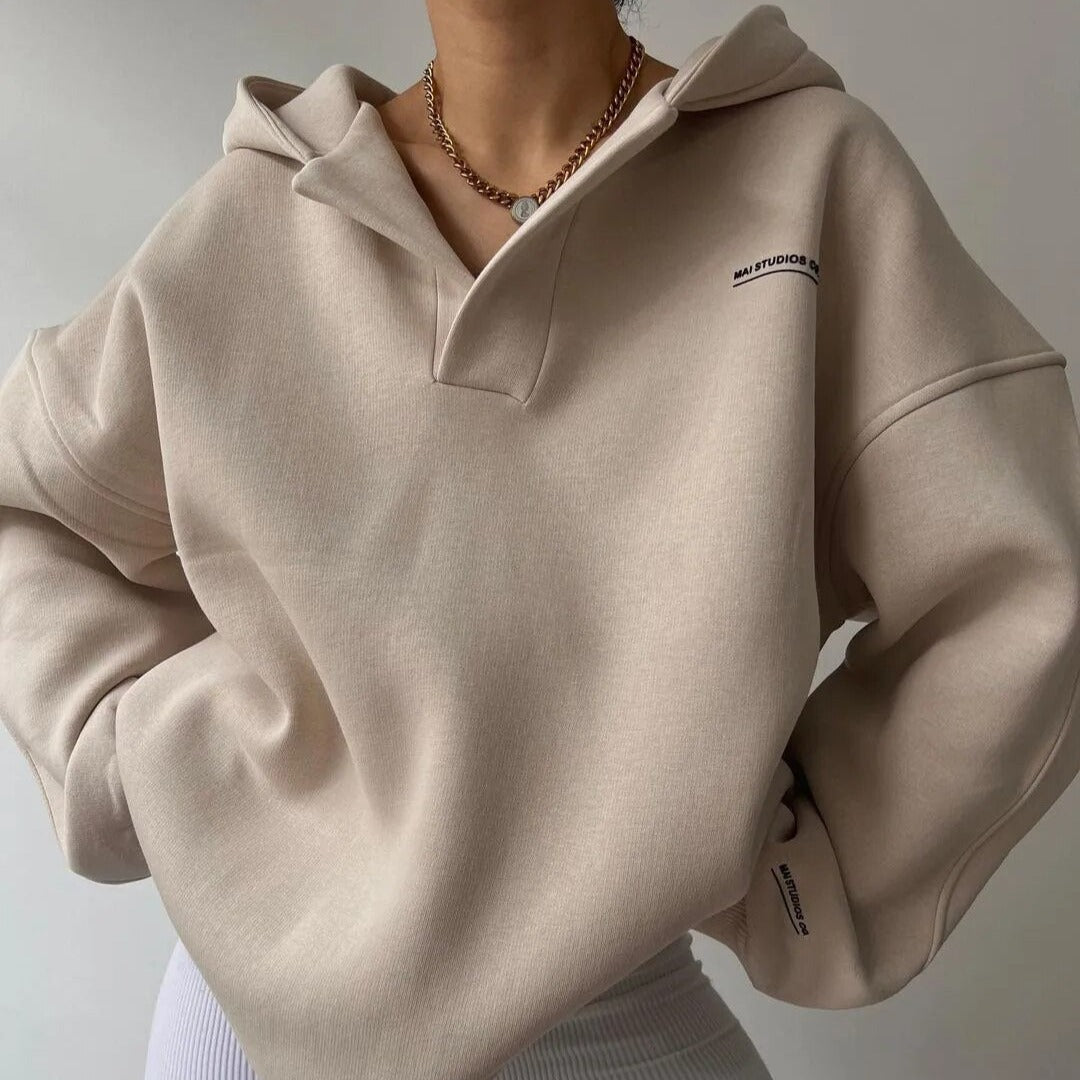 Heidi-Mode | Damen Lässig Kapuzenpullover Winter