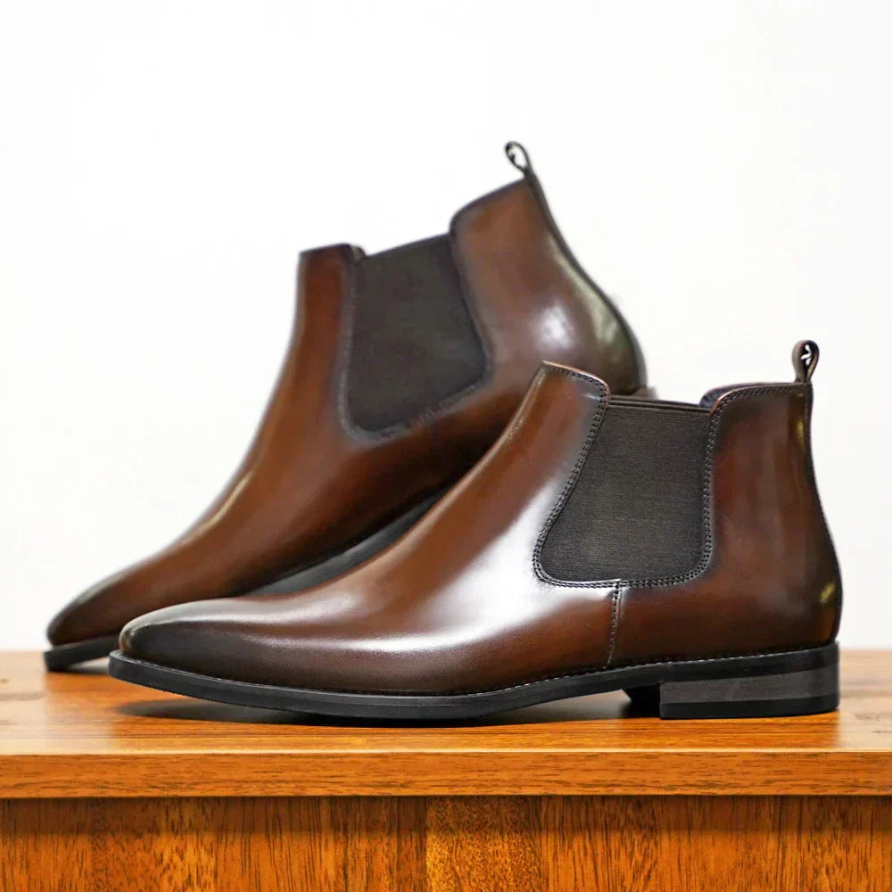 Walker | Stiefel aus echtem Leder in Braun