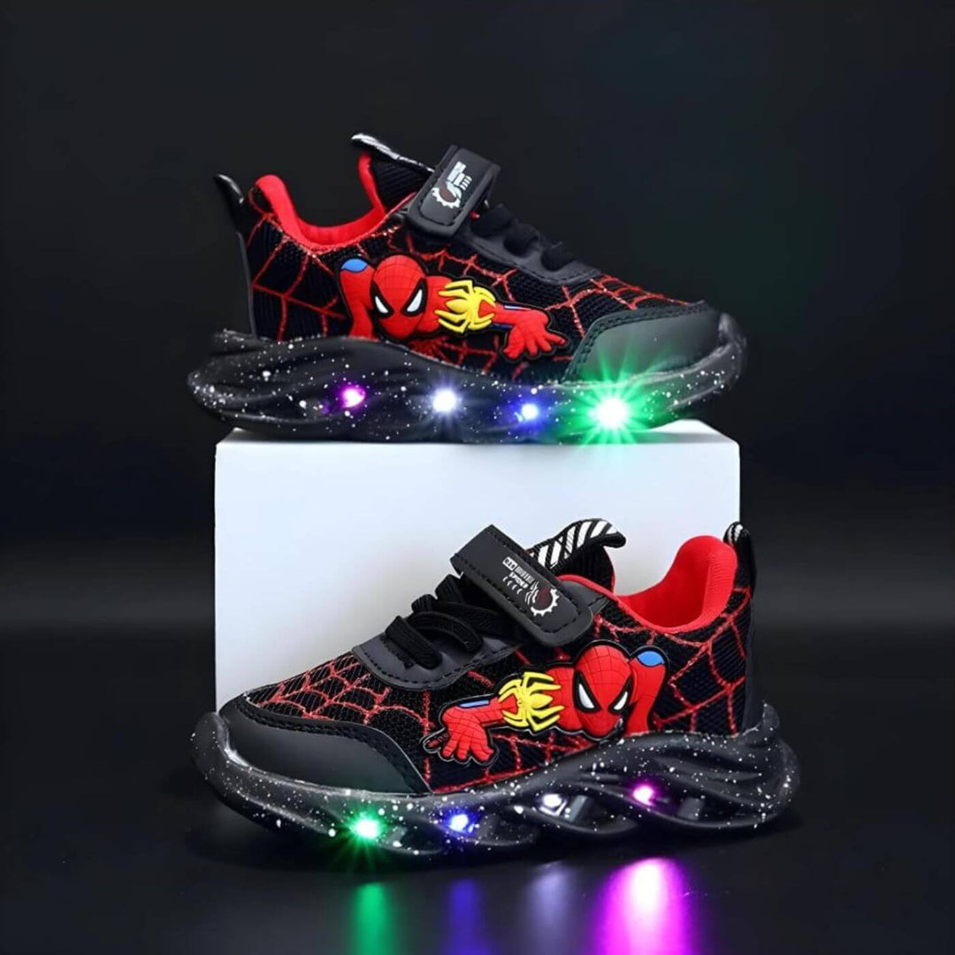 SpiderKickz™ - LED-Sneakers für kleine Superhelden