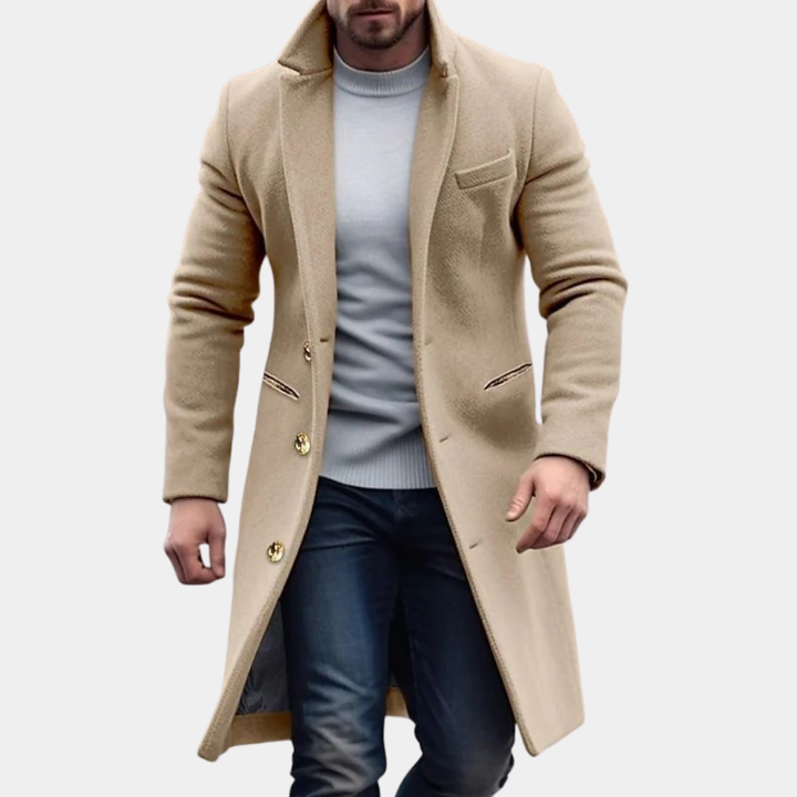 Stefan | Moderner langer Wintermantel