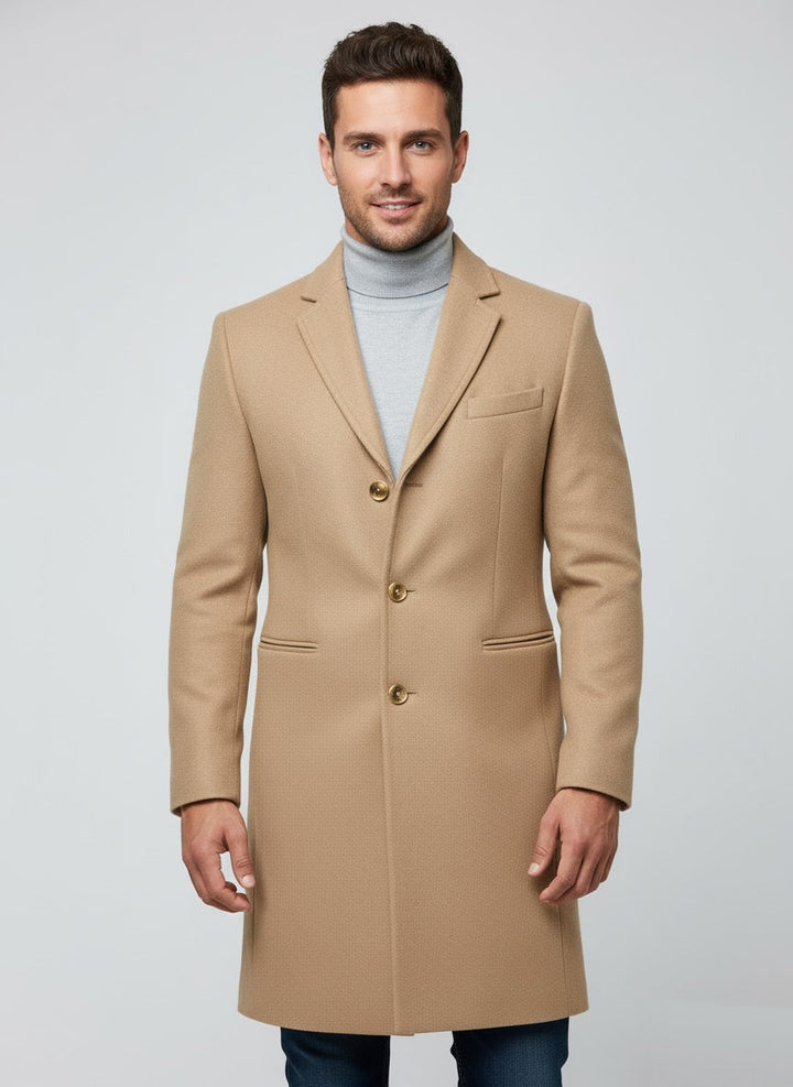 Stefan | Moderner langer Wintermantel