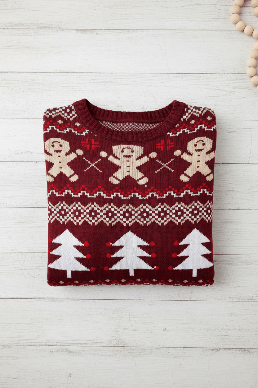 Stefanie | Festliche Pullover mit Jacquardmuster