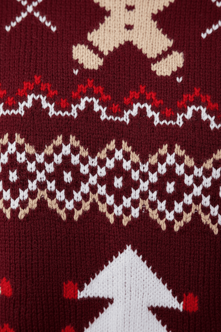 Stefanie | Festliche Pullover mit Jacquardmuster