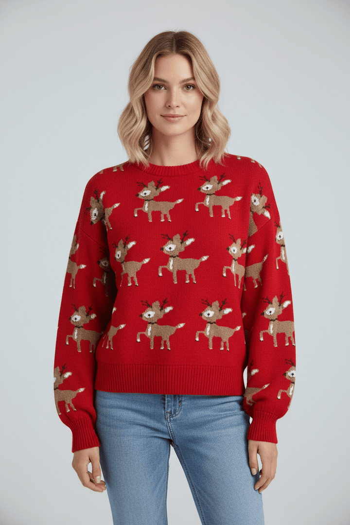 Stephanie | Stilvolle Pullover mit Hirschmotiv