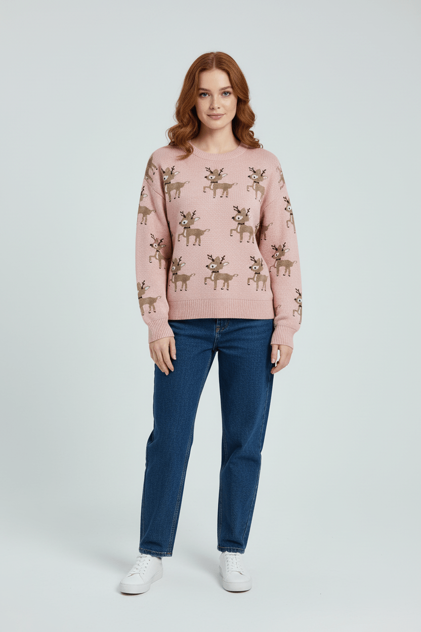 Stephanie | Stilvolle Pullover mit Hirschmotiv