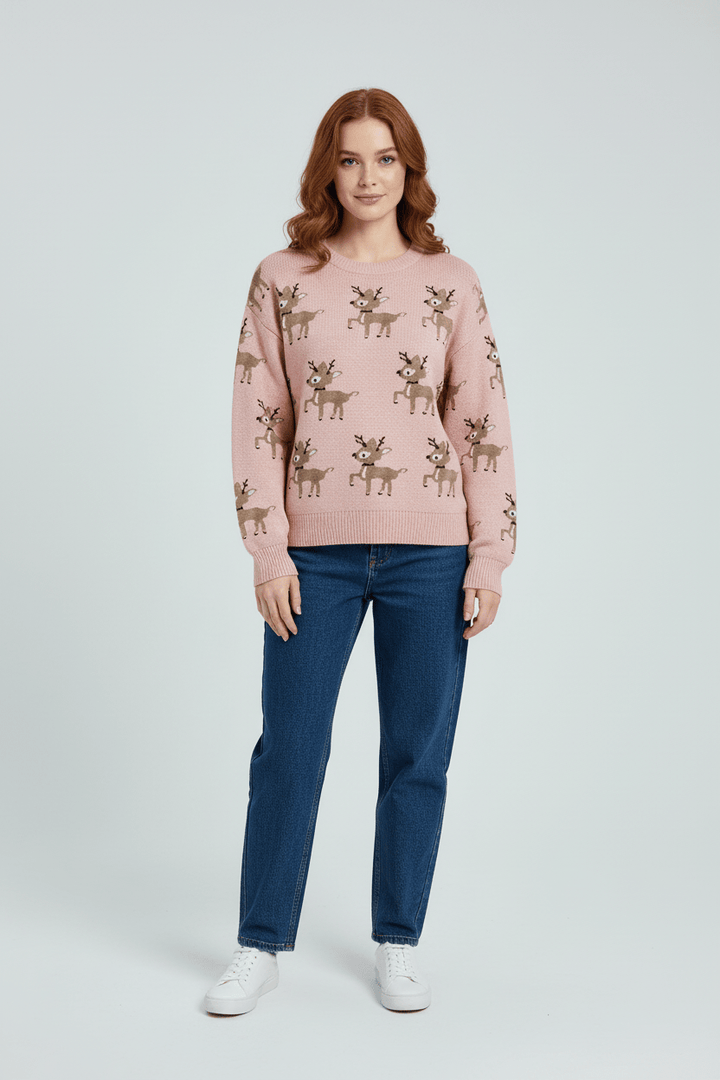 Stephanie | Stilvolle Pullover mit Hirschmotiv