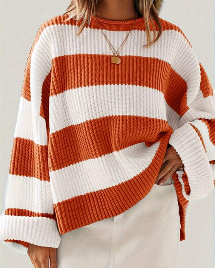 Tessa™- Loose Fit Gestreifter Pullover