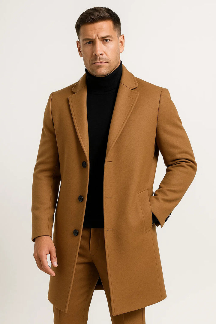 Tom | Moderner mittellanger Trenchcoat