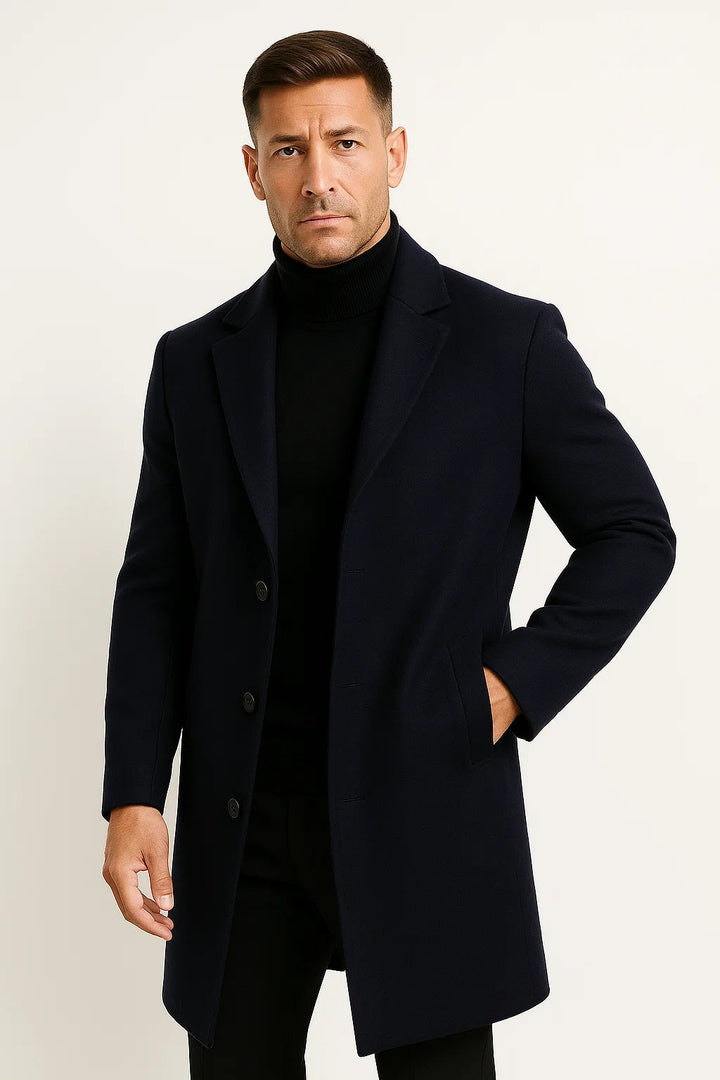 Tom | Moderner mittellanger Trenchcoat