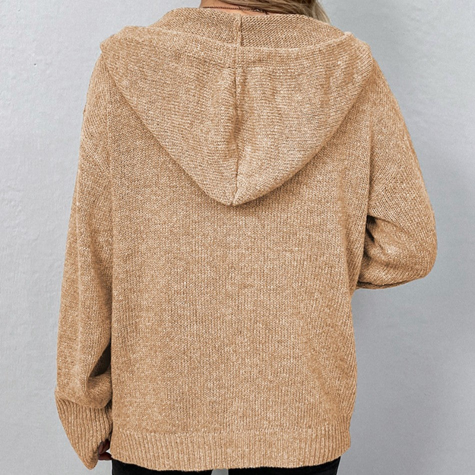 Heidi-Mode | Kapuzencardigan mit Kordelzug