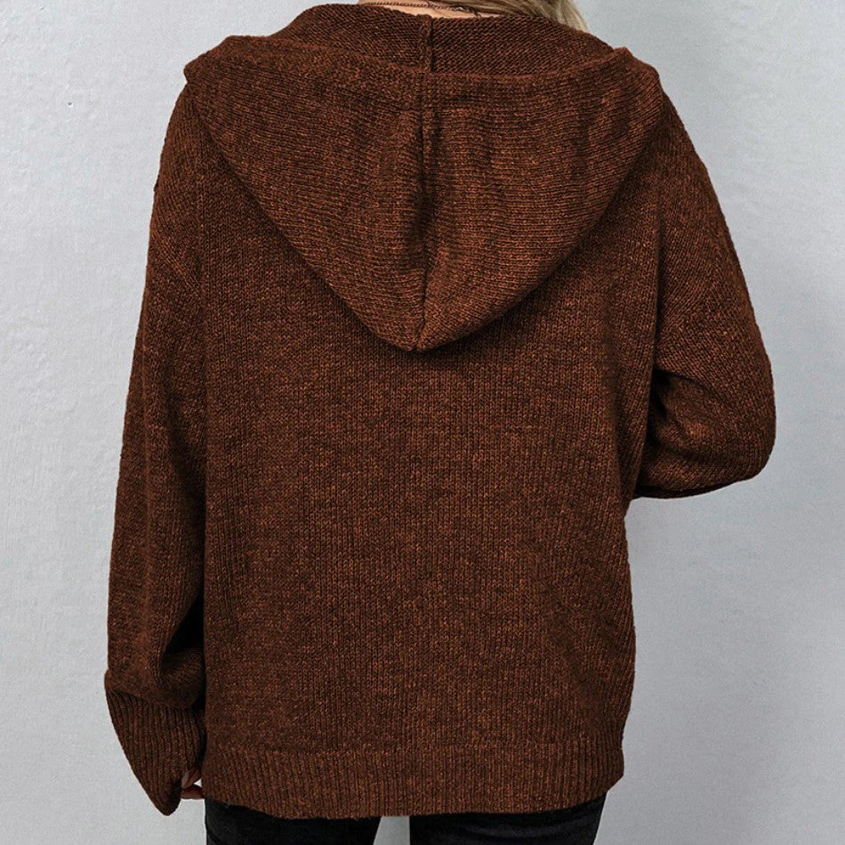 Heidi-Mode | Kapuzencardigan mit Kordelzug